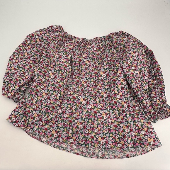 Tuckernuck Pomander Place Floral Puff Sleeve Blouse Medium - Picture 5 of 5